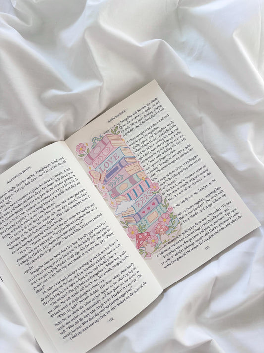 Pastel Bookstack Bookmark