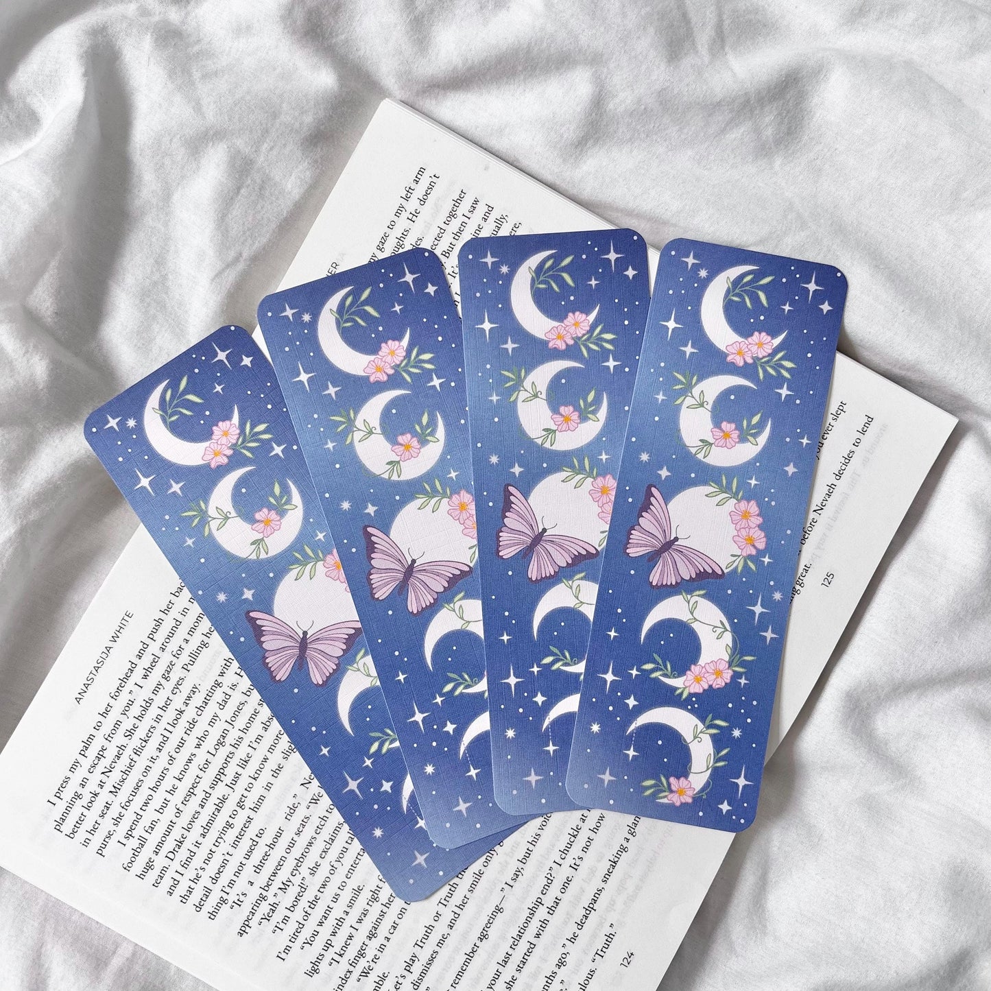 Whimsical Moon Bookmark
