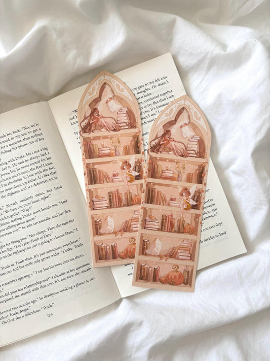 Autumn Fairy Bookshelf Bookmark