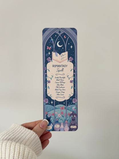 Romantasy Spell Bookmark