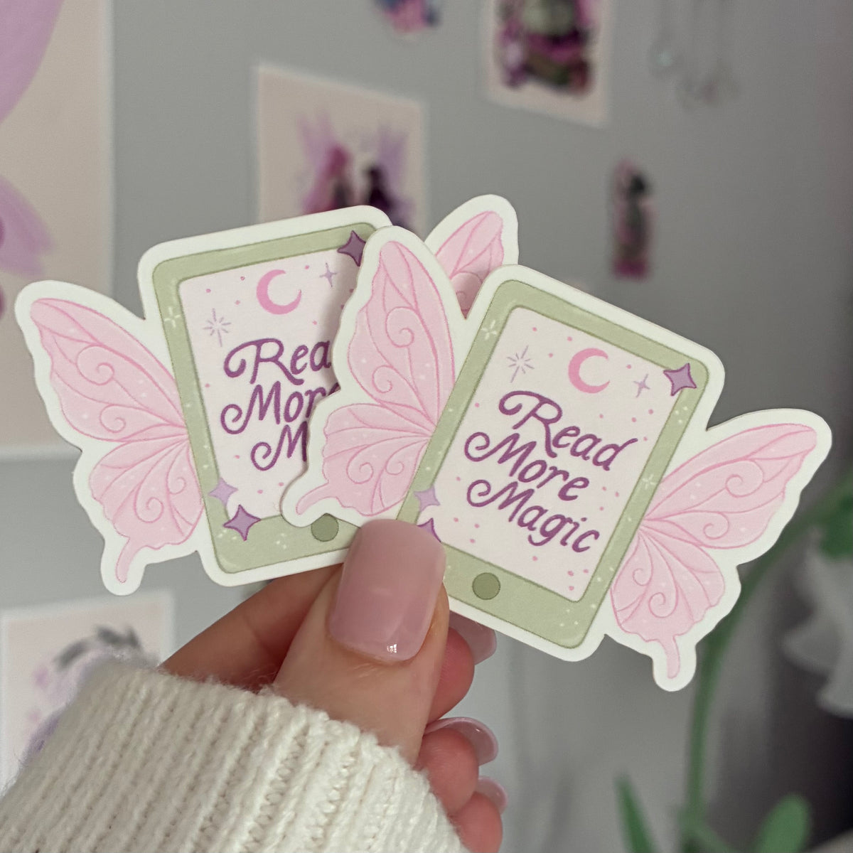 Fairy Kindle Matte Vinyl Sticker