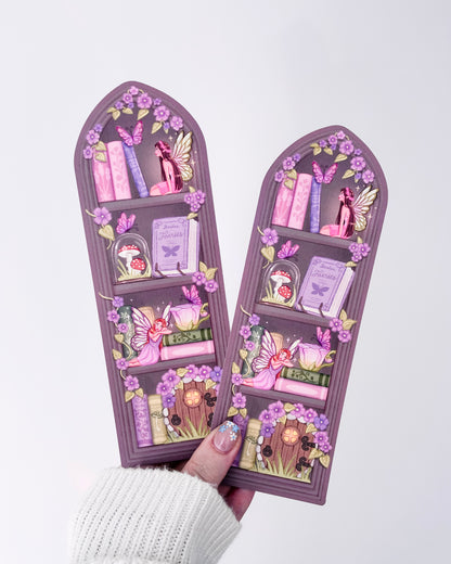 Brown Fairy Bookshelf Bookmark