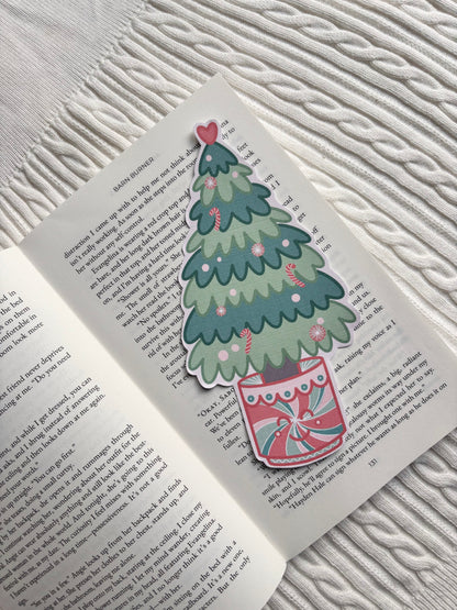 A Peppermint Christmas Tree Bookmark