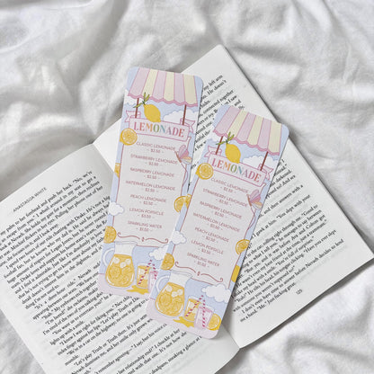 Lemonade Stand Menu Bookmark