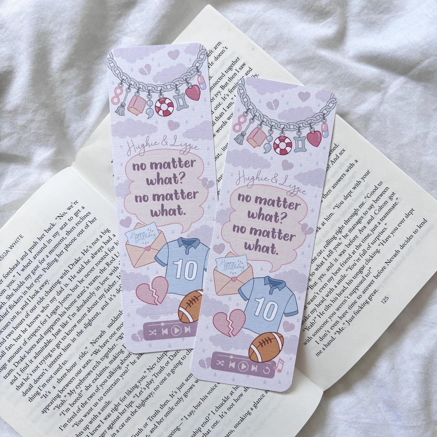 Boys Of Tommen Inspired Bookmark: Lizzie & Hughie