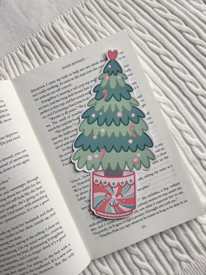 A Peppermint Christmas Tree Bookmark