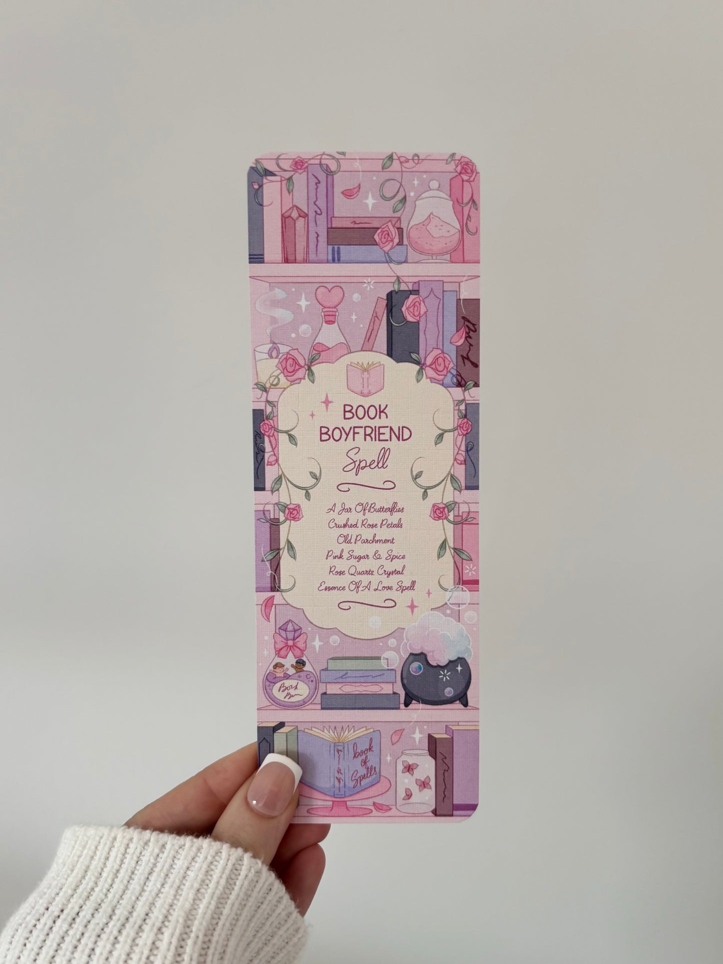 Book Boyfriend Spell Bookmark
