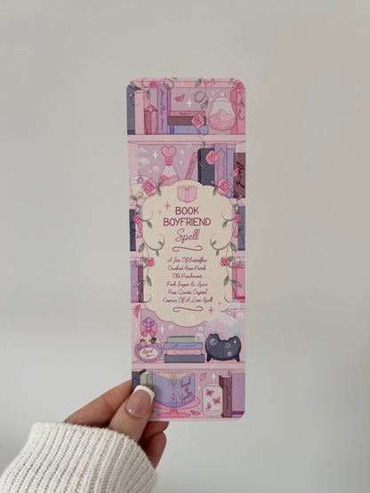 Book Boyfriend Spell Bookmark
