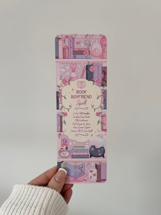 Book Boyfriend Spell Bookmark