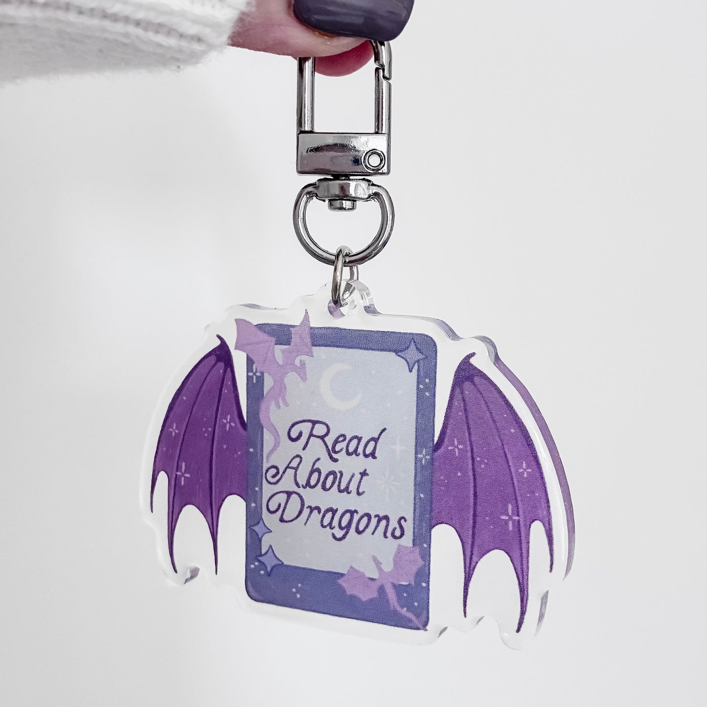 Blue Dragon Kindle Acrylic Keyring