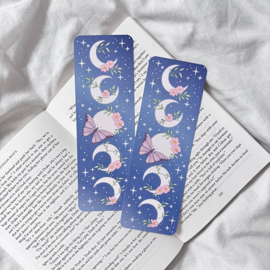 Whimsical Moon Bookmark