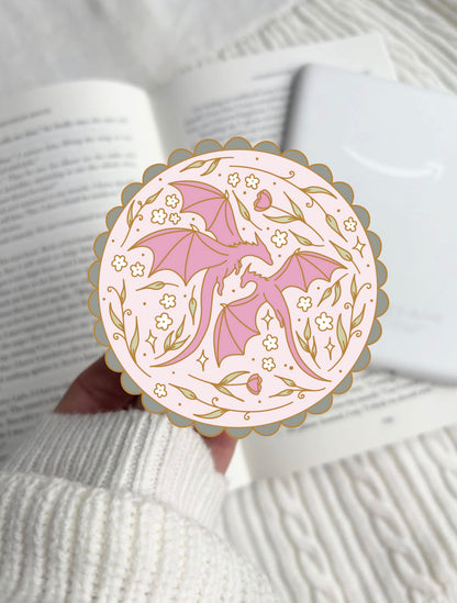 PREORDER Flower Garden Dragon E-Reader Grip