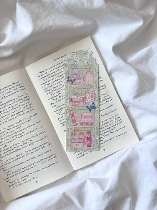 Flower Fairy Bookshelf Bookmark