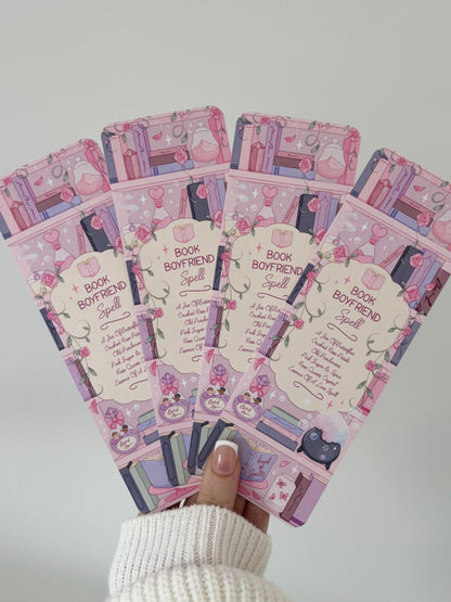 Book Boyfriend Spell Bookmark