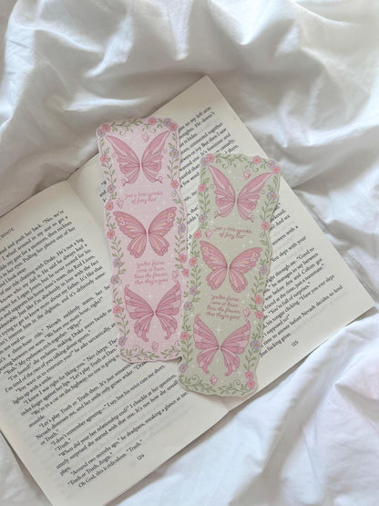 Flower Fairy Wings Bookmark