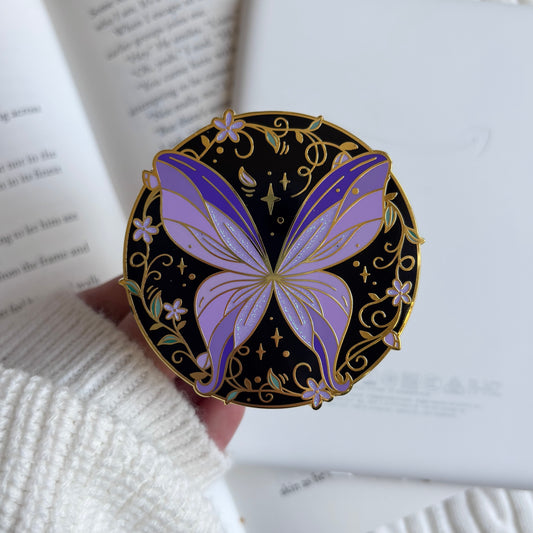 Purple Fairy Wings E-Reader Grip