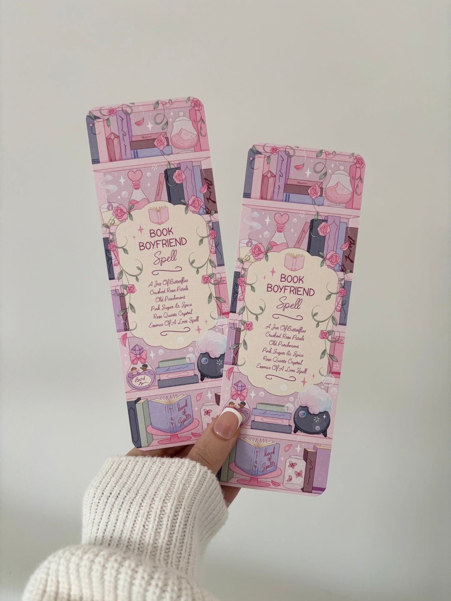 Book Boyfriend Spell Bookmark
