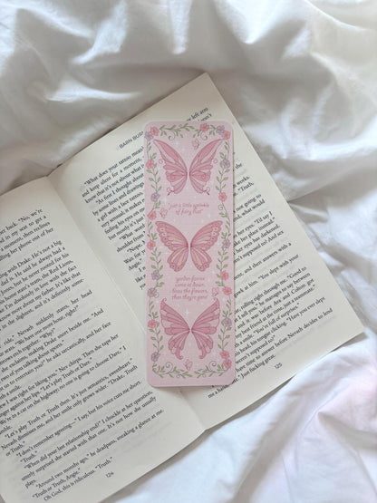 Flower Fairy Wings Bookmark
