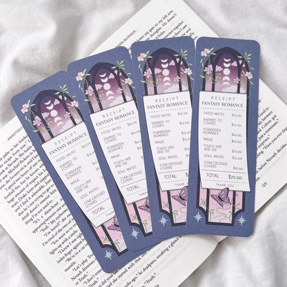 Fantasy Romance Receipt Bookmark