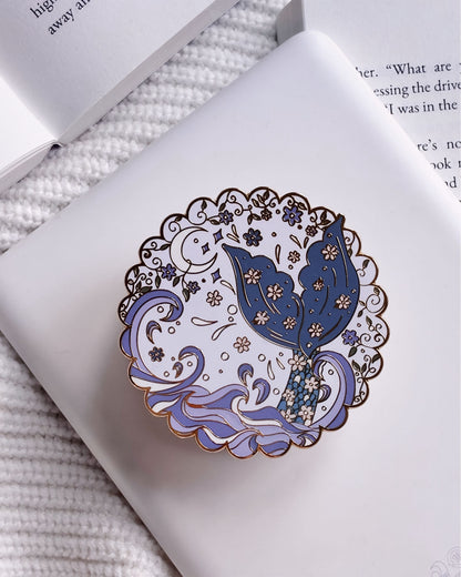 Mermaid Seabloom E-Reader Grip