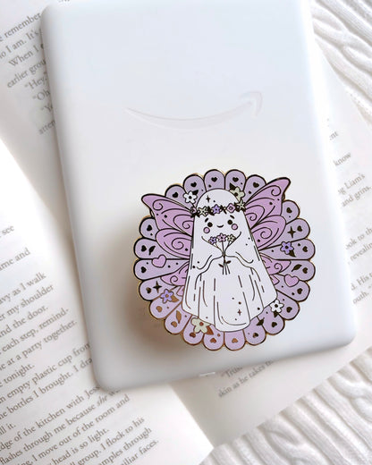 Floral Ghost E-Reader Grip