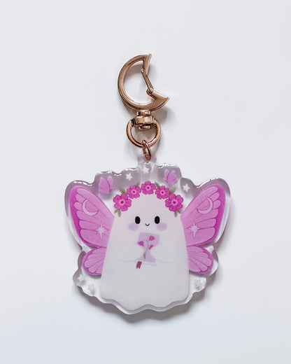 Flower Fairy Ghost Keyring