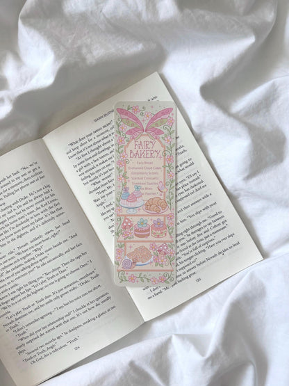Fairy Bakery Menu Bookmark