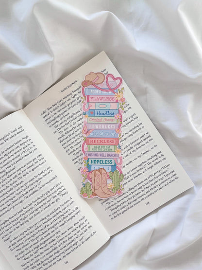 Chestnut Springs Inspired Book Stack Bookmark