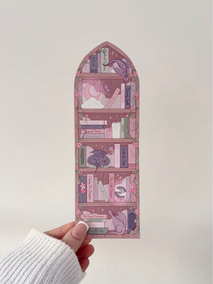Sleepy Dragons Bookshelf Bookmark