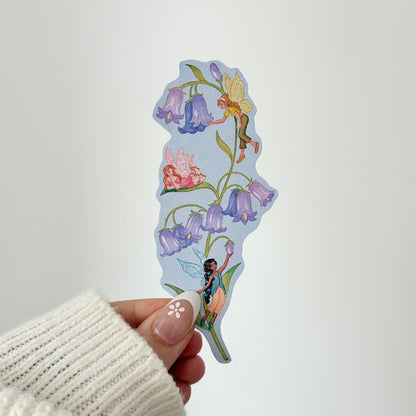 Handmade Bluebell Fairy Matte Vinyl Sticker