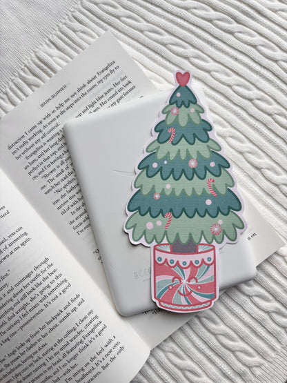 A Peppermint Christmas Tree Bookmark