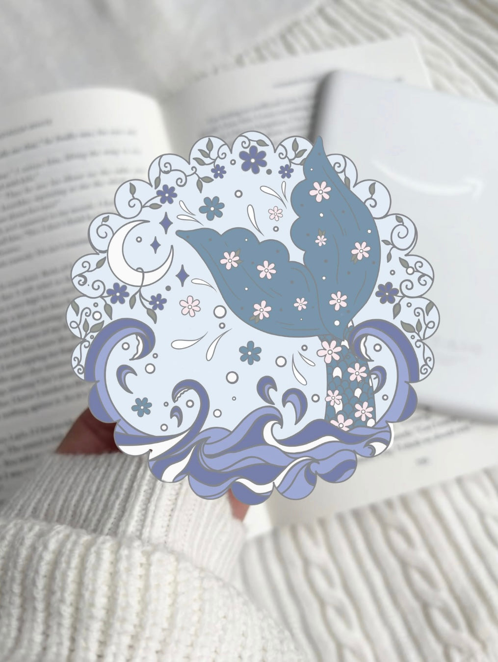 Preorder Silver Seabloom E-Reader Grip