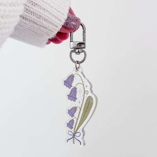 Bluebell Acrylic Keyring