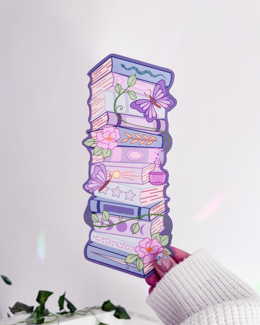 Dreamy Book Stack Bookmark