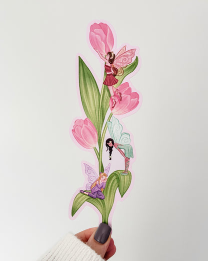 Tulip Fairy Bookmark