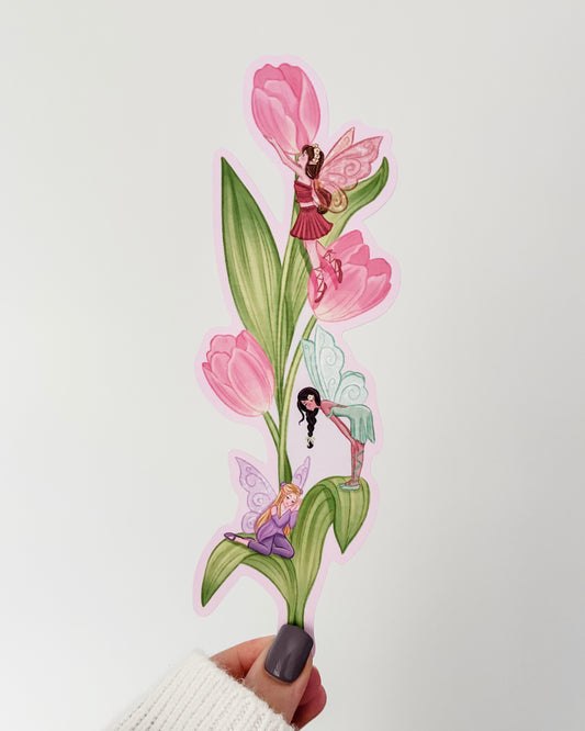 Tulip Fairy Bookmark