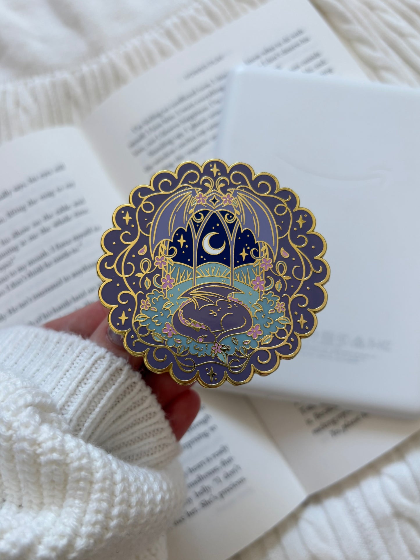 Dark Fantasy Dragon E-Reader Grip