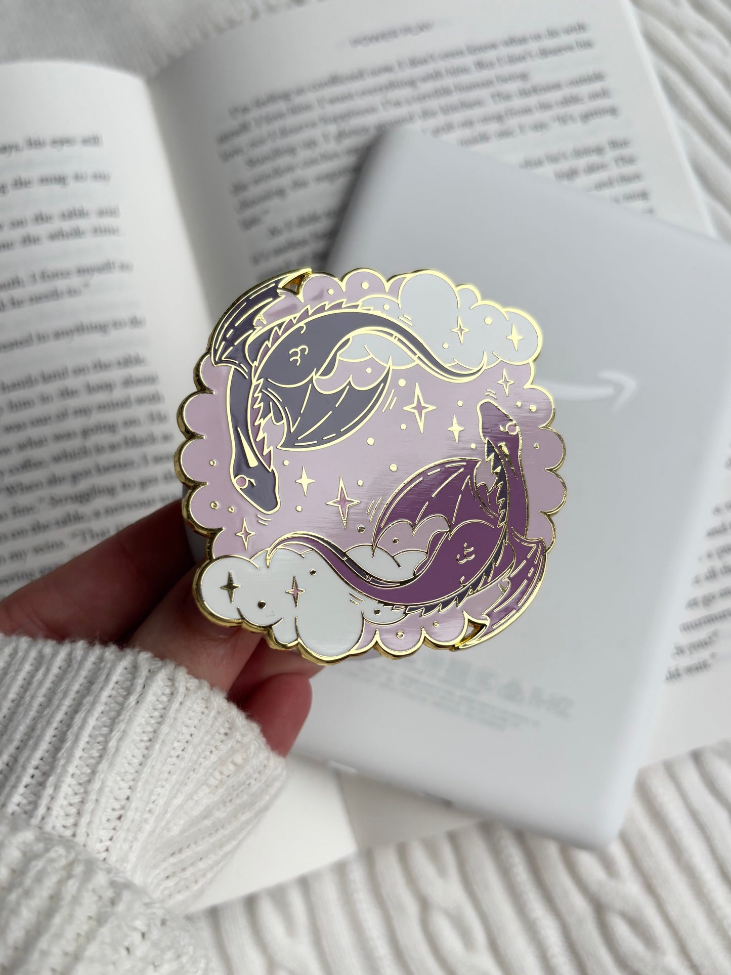 Purple Dragon E-Reader Kindle Grip