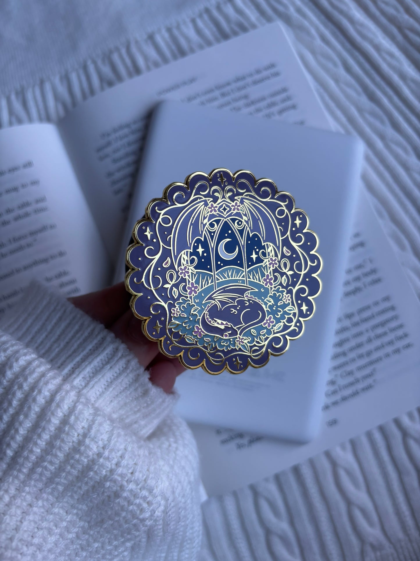 Dark Fantasy Dragon E-Reader Grip