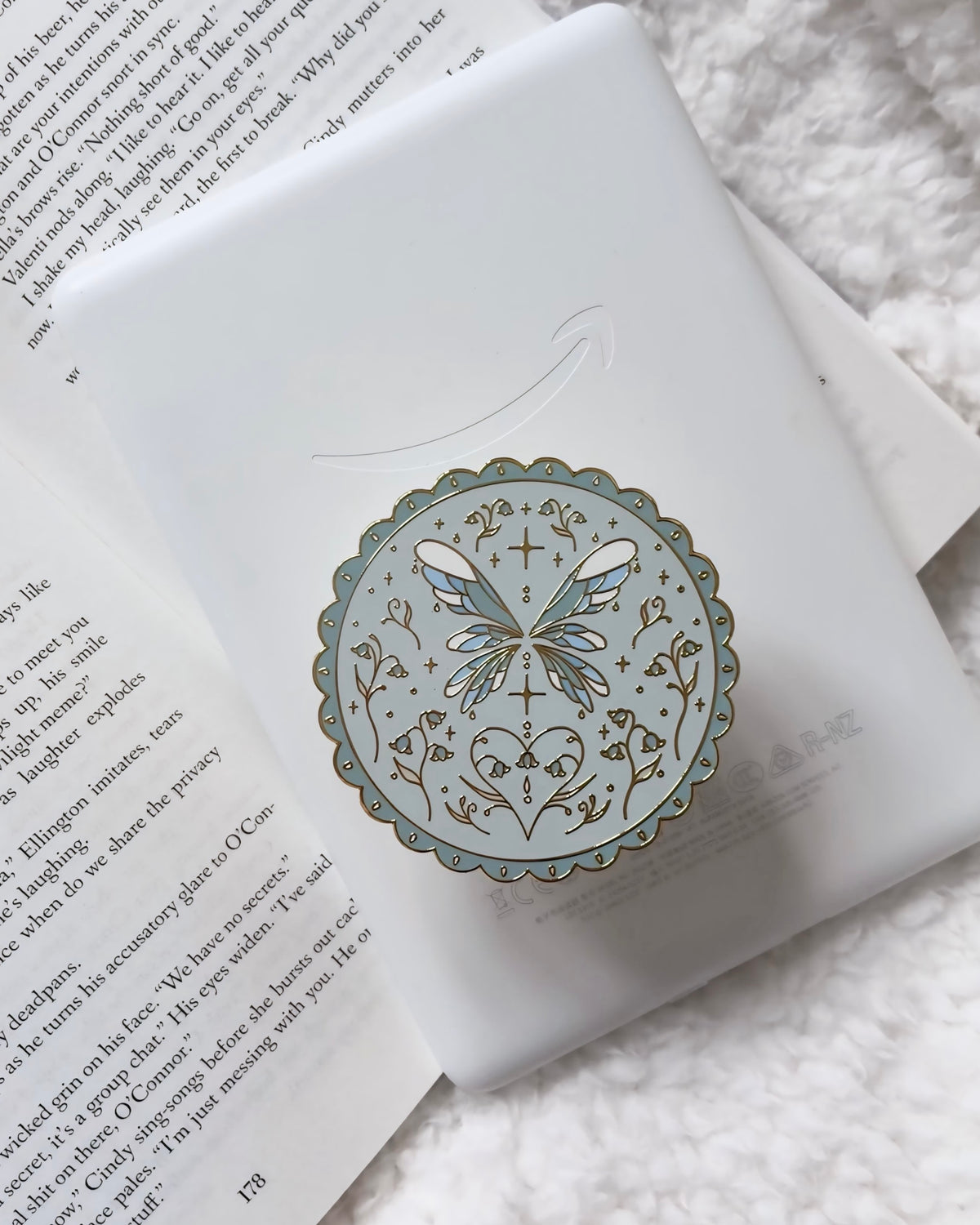 Gold Bluebell Fairy E-Reader Grip