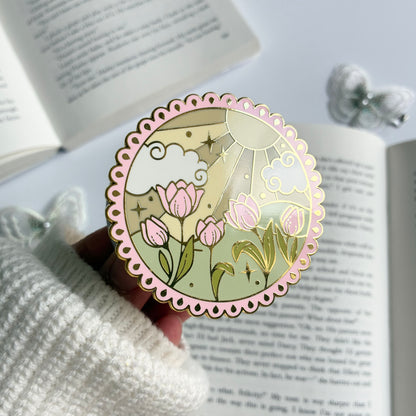 Tulip Garden E-Reader Grip