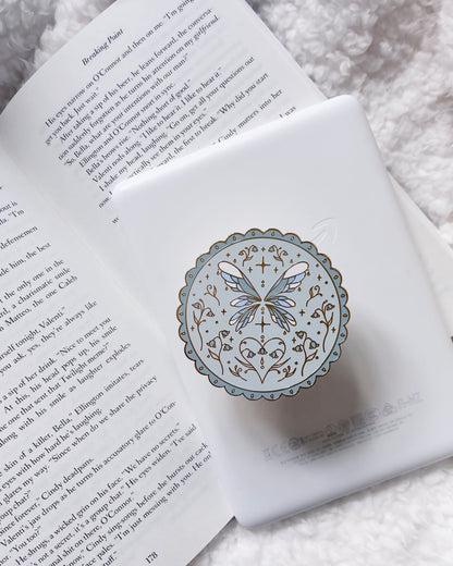 Gold Bluebell Fairy E-Reader Grip