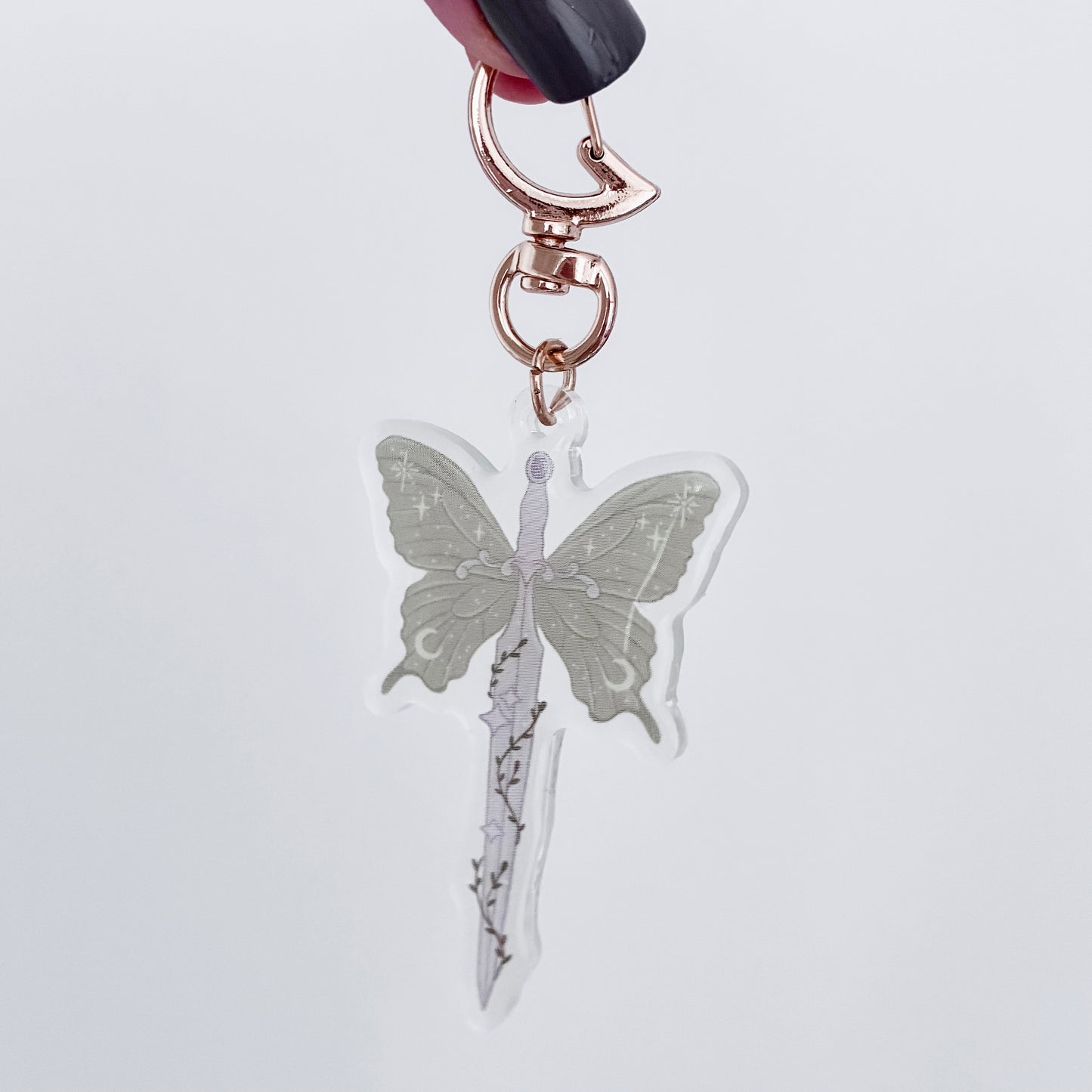 Fairy Sword Acrylic Keyring