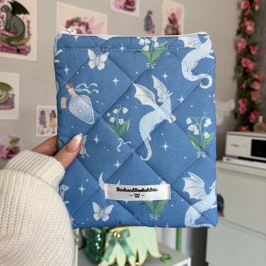 Moon Flower Dragons E-Reader Sleeve