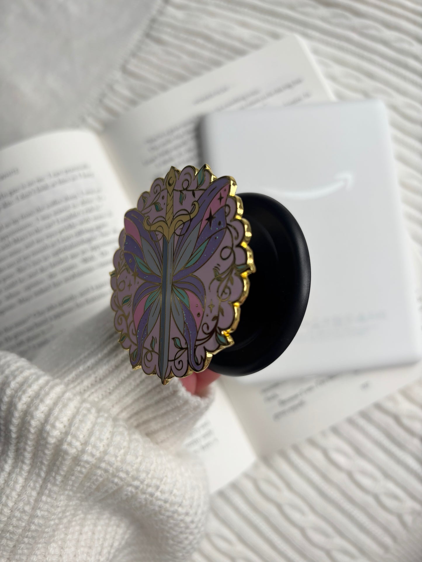 A Fairy Wing Dagger E-Reader Grip