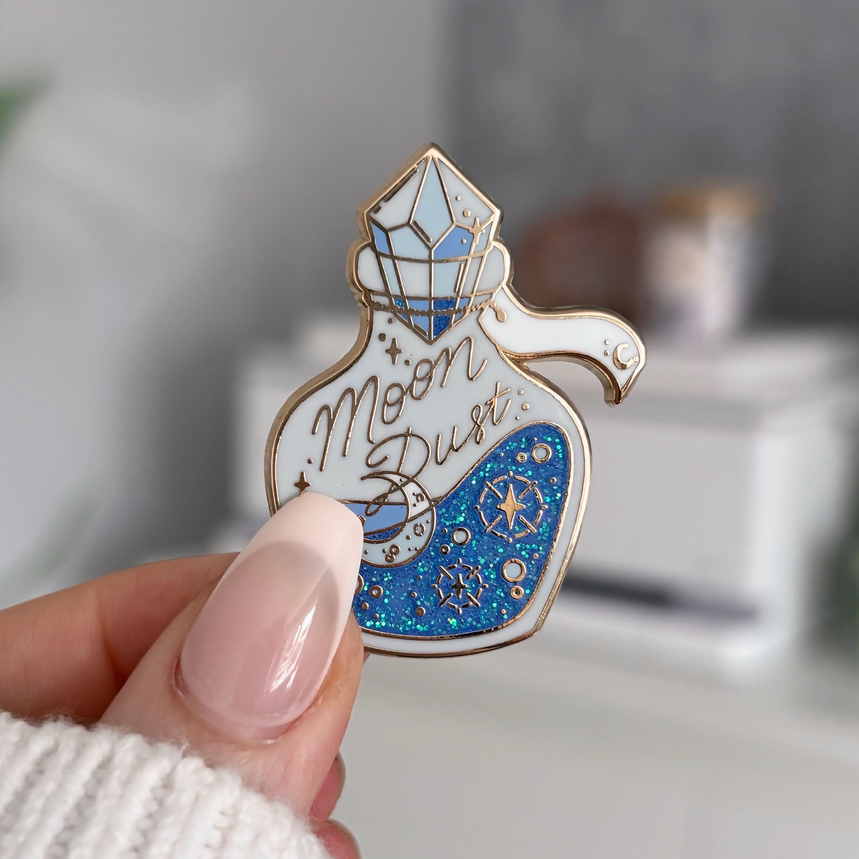 Moon Dust Elixir Enamel Pin – BindsandBookishBits