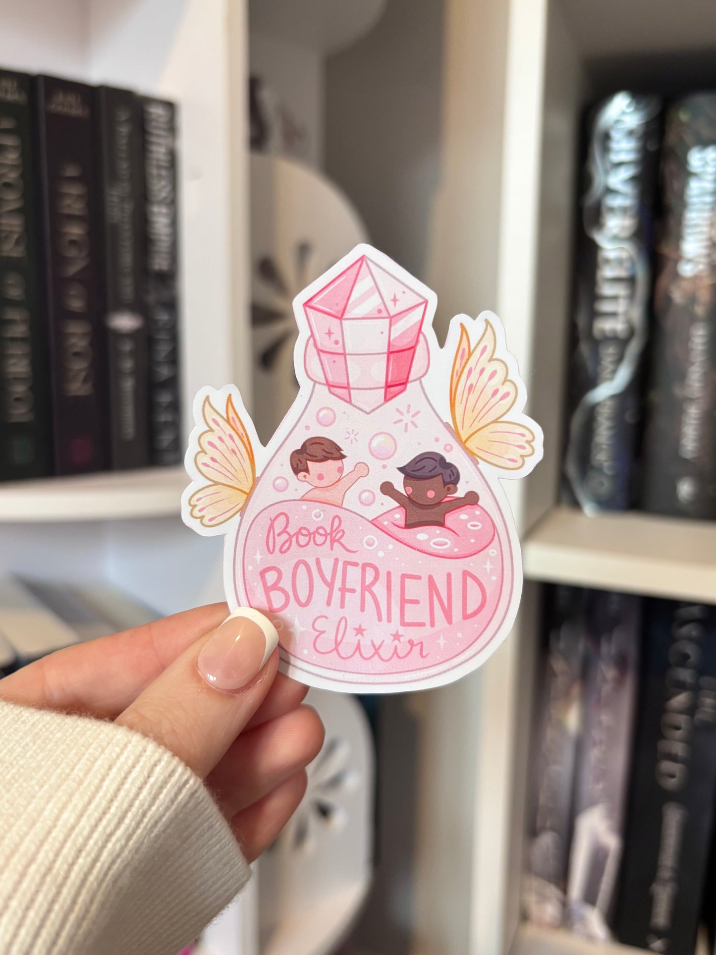 Book Boyfriend Elixir Matte Vinyl Sticker