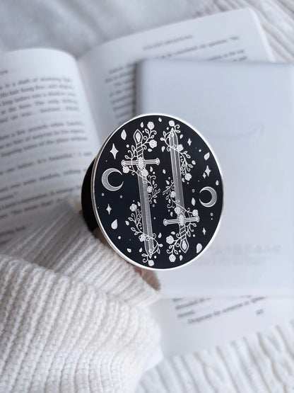 Silver Sword E-Reader Grip