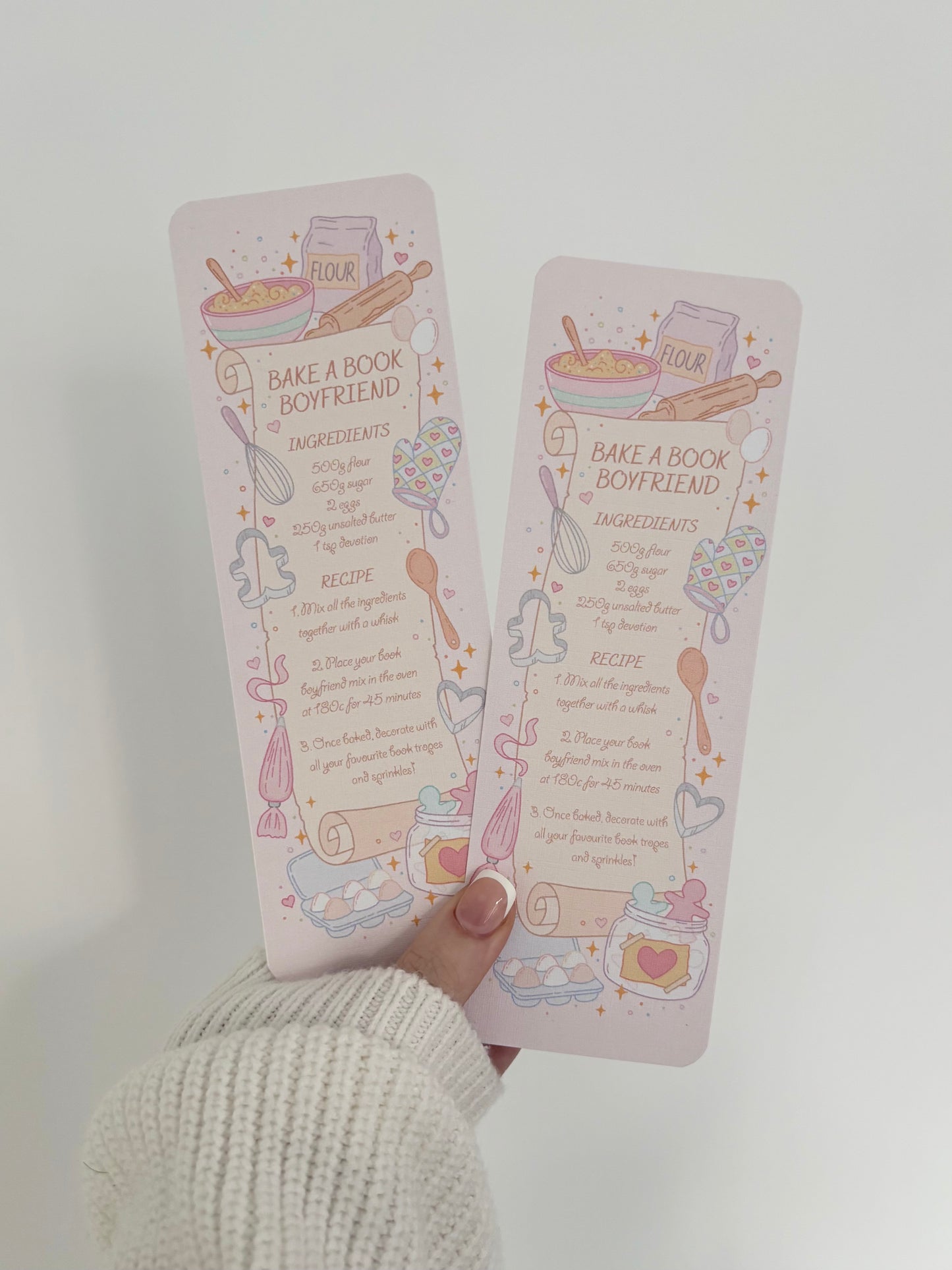 Bake A Book Boyfriend Bookmark