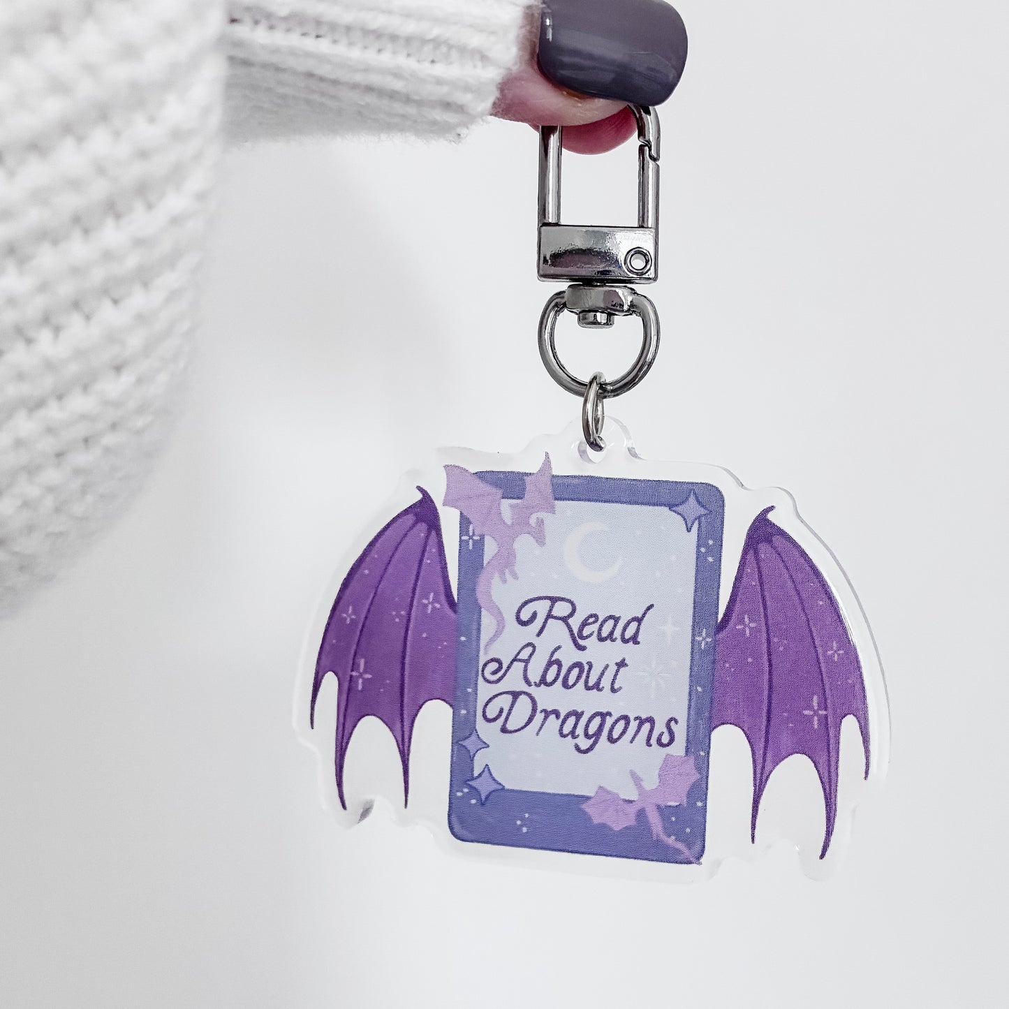 Blue Dragon Kindle Acrylic Keyring